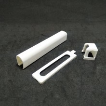 Декоративная накладка МАСО на нижние петли  (белая) Декоративна накладка на  нижні петлі