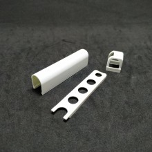 Декоративная накладка Vorne на нижние петли (белая) Декоративна накладка на  нижні петлі