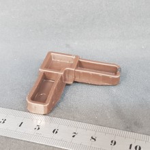 Угол ТЕРМОПЛАСТ для наружной оконной москитной сетки из профиля 10*20 мм (коричневый)